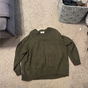 Old Navy Olive Crew Neck Sweater
